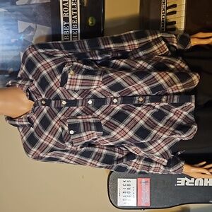 Hazel Plaid button up